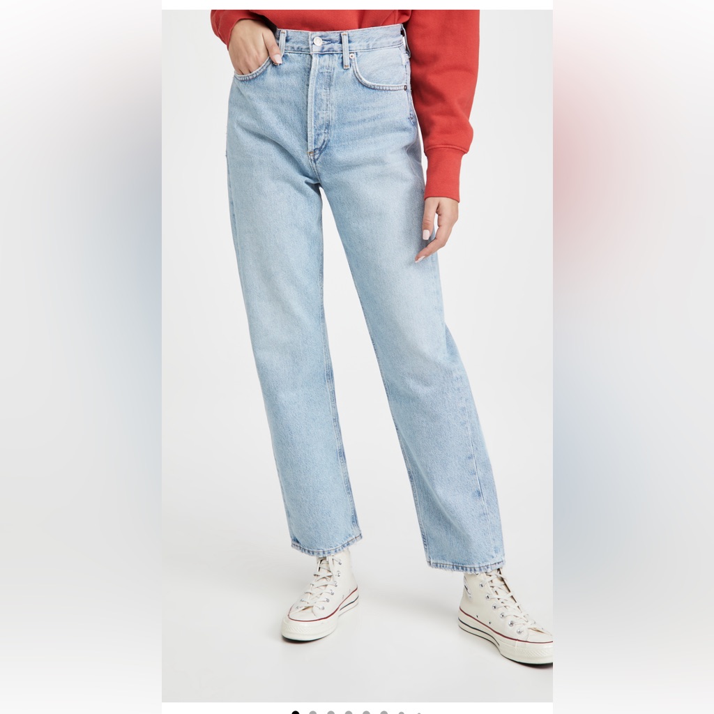 Agolde 90s Mid Rise Straight Jeans Size 27